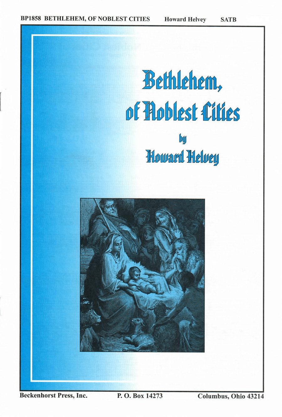Bethlehem, of Noblest Cities 4-Part scores gallery preview page 1