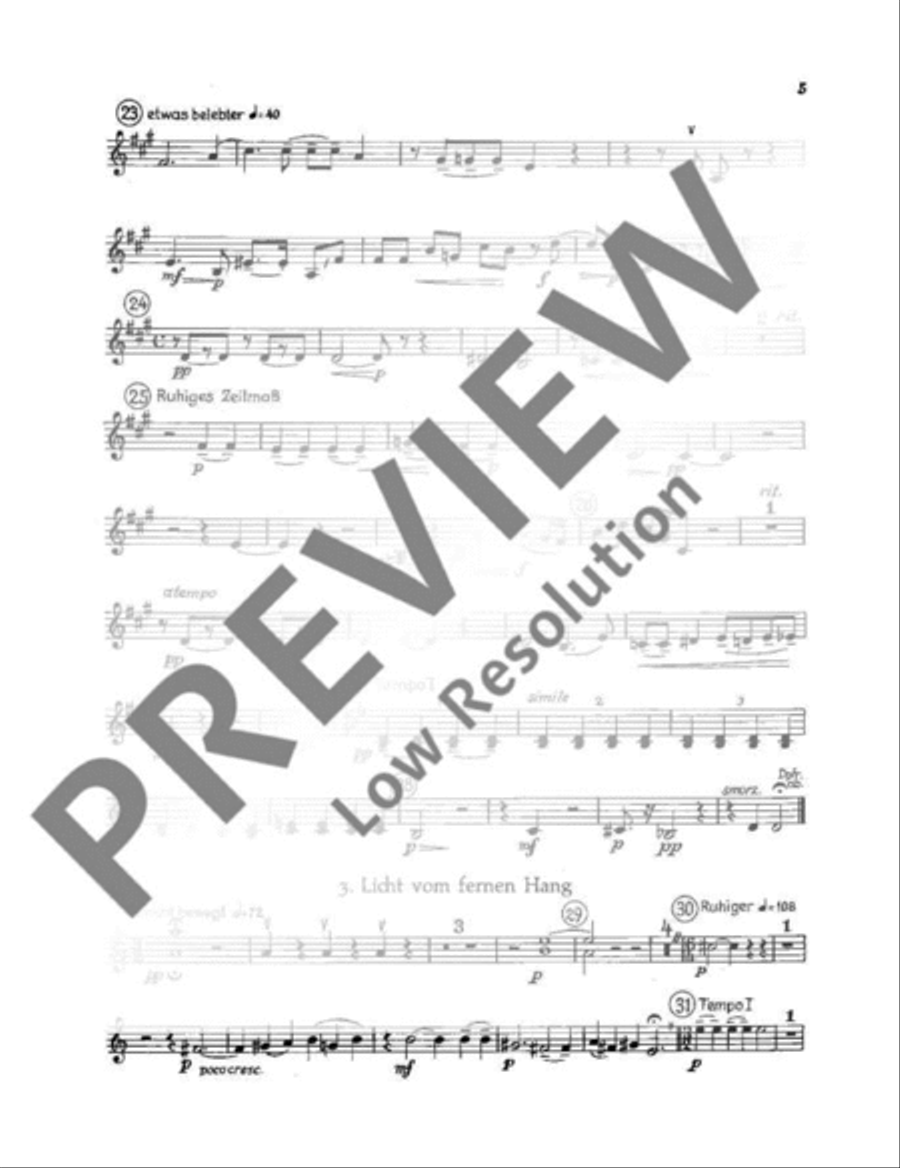 Frühlingserwarten Violin scores gallery preview page 6