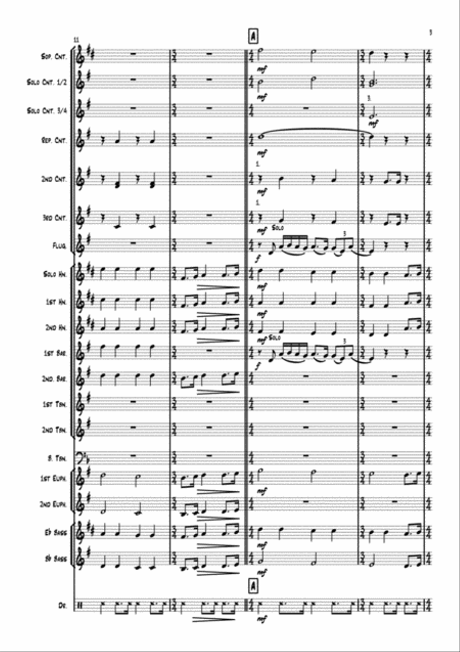 All You Need Is Love Brass Band scores gallery preview page 3