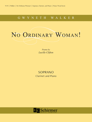 No Ordinary Woman! (Downloadable Piano/Vocal Score)