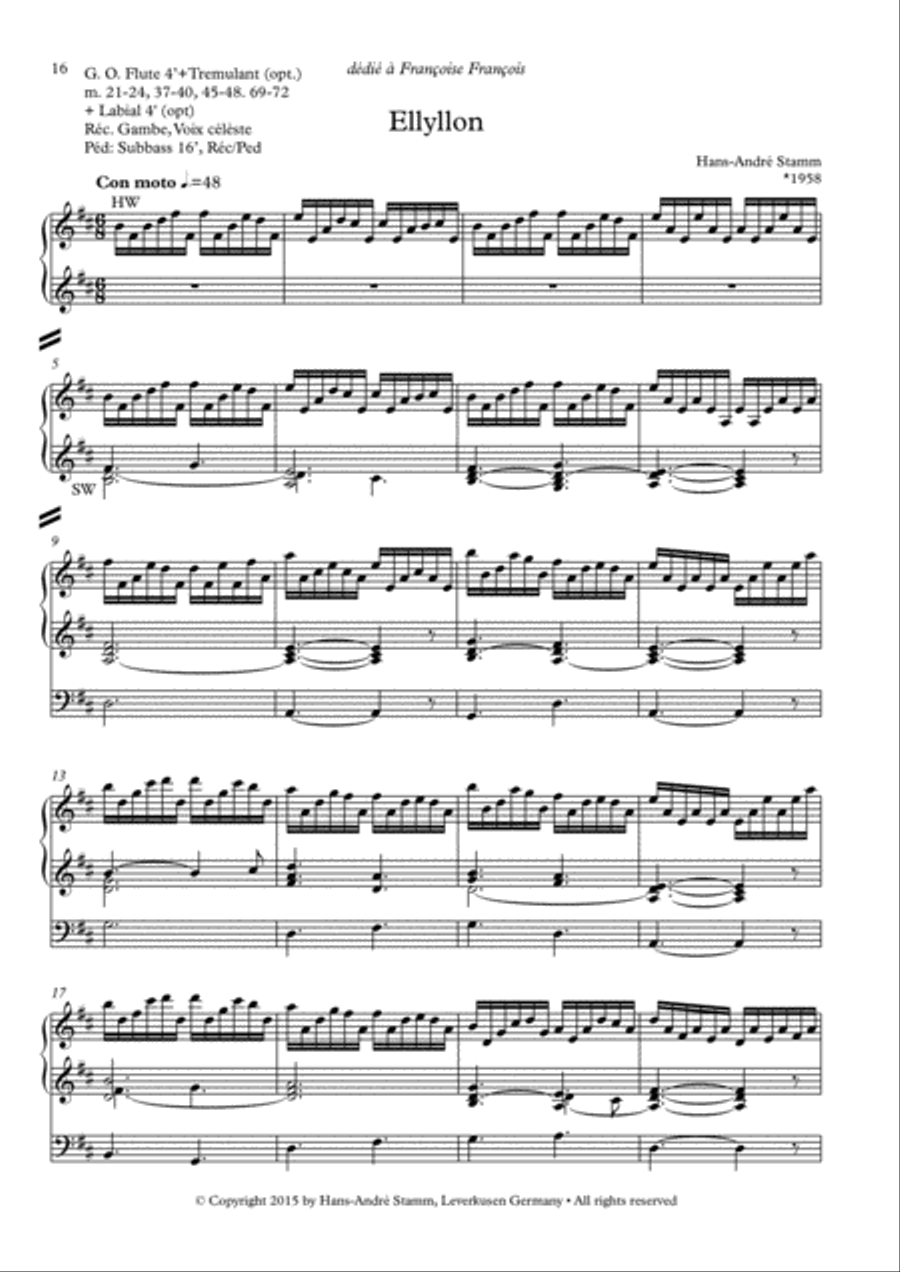 Organ Works Vol. 4 Organ Works Vol. 4 Organ Solo scores gallery preview page 4