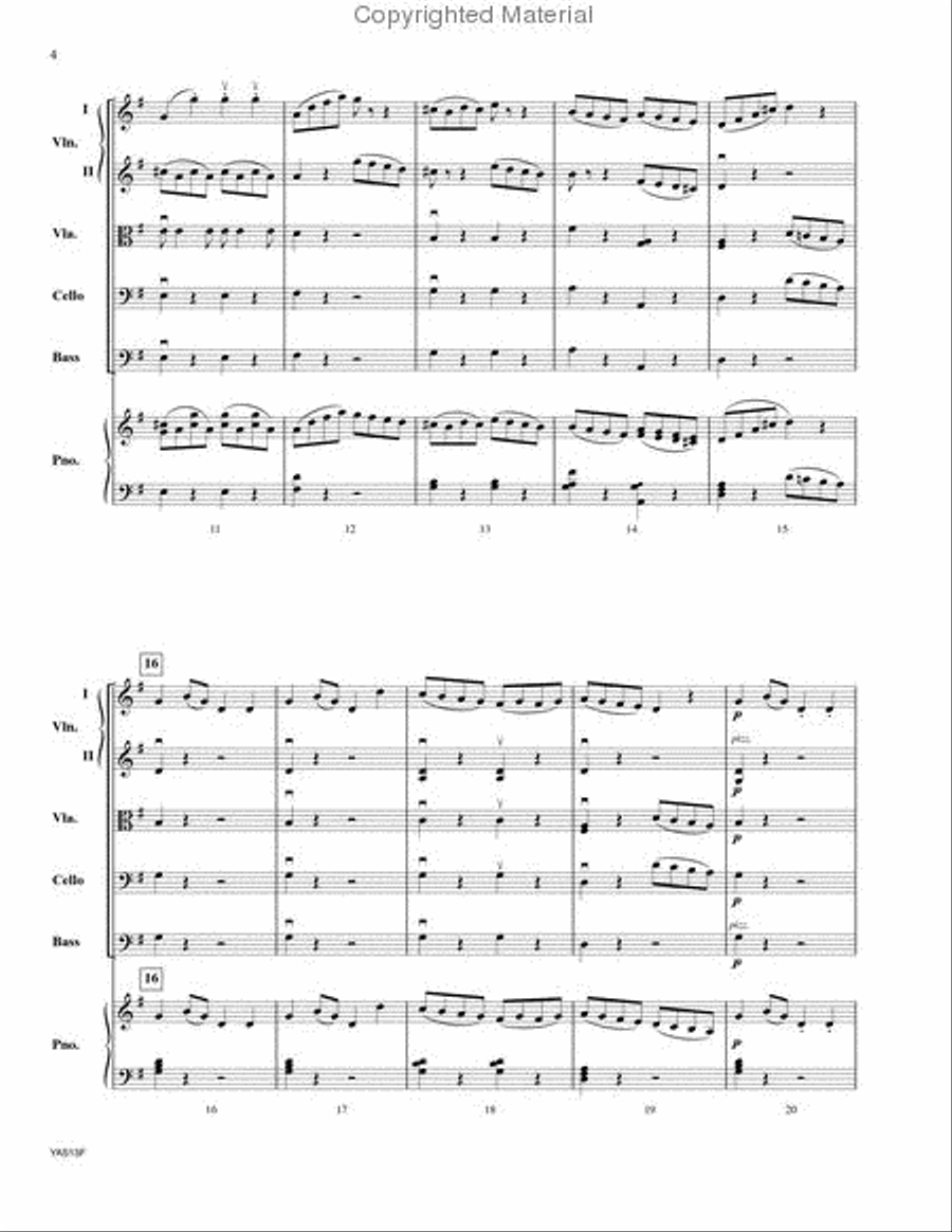 Sonatina String Orchestra scores gallery preview page 3