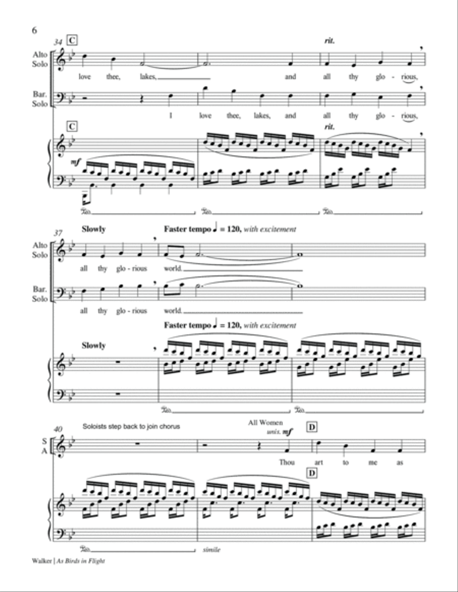 As Birds in Flight As Birds in Flight Divisi scores gallery preview page 6
