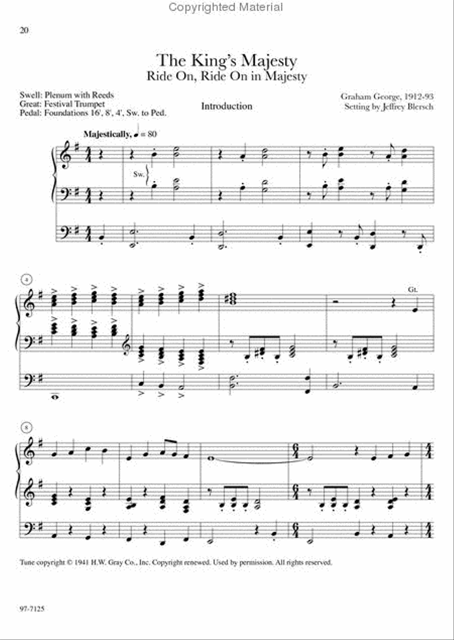 Introductions, Harmonizations, Accompaniments, Interpretations, Vol. 2 Organ scores gallery preview page 6