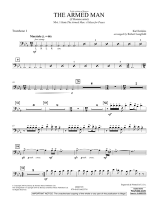 The Armed Man (from A Mass for Peace) (arr. Robert Longfield) - Trombone 1
