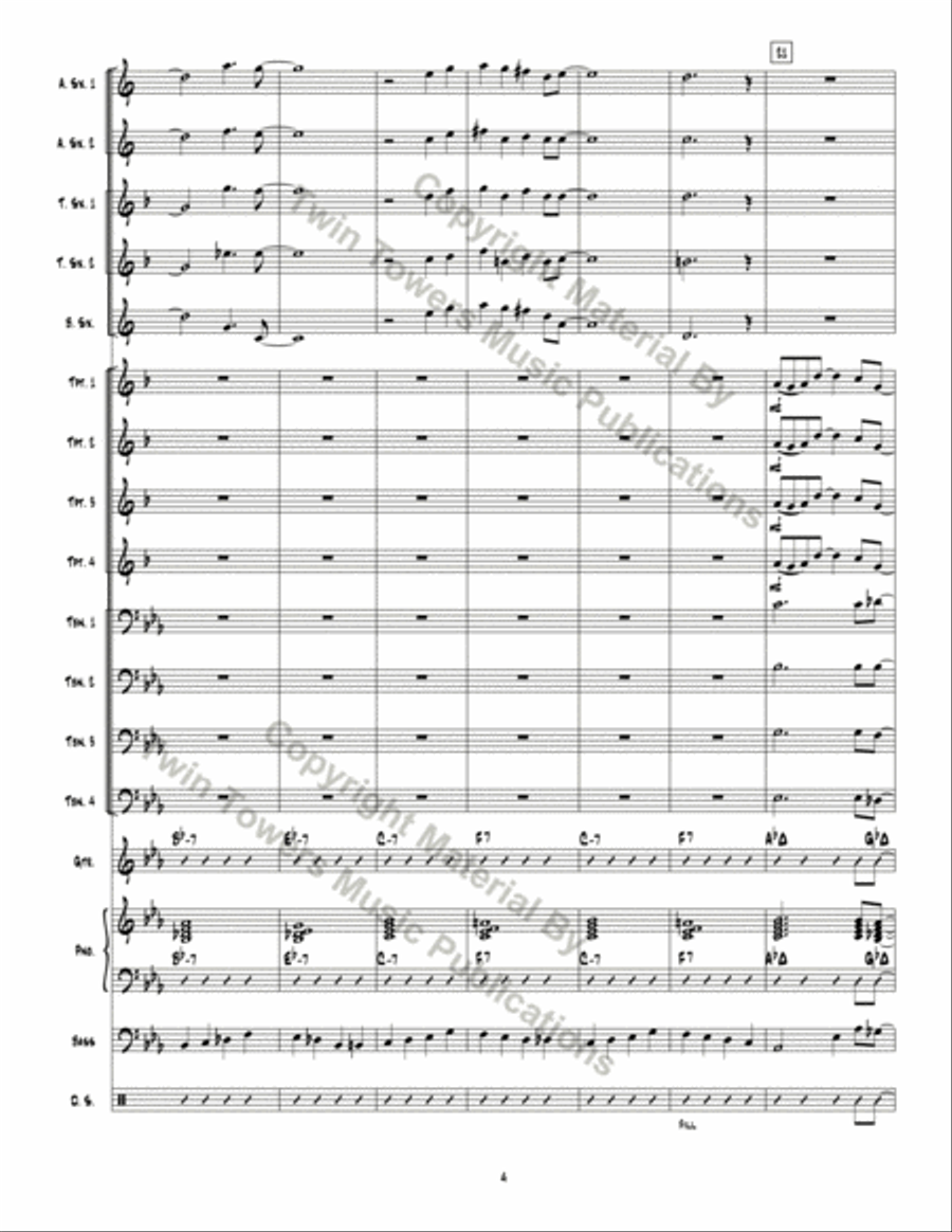 DJ Private Eye Jazz Ensemble scores gallery preview page 5