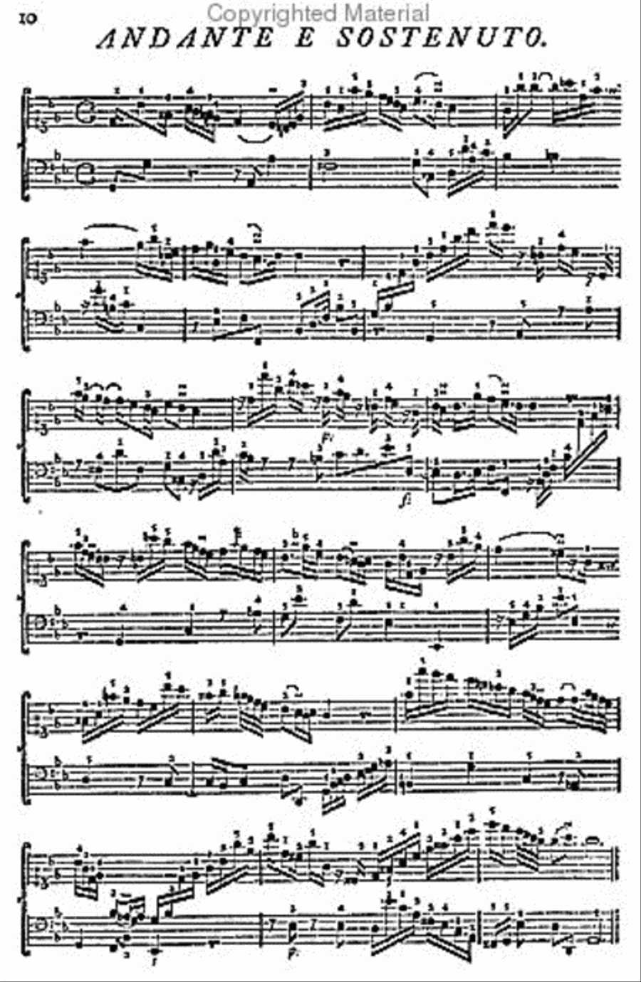 Short easy keyboard pieces (1766-1768) Harpsichord scores gallery preview page 3