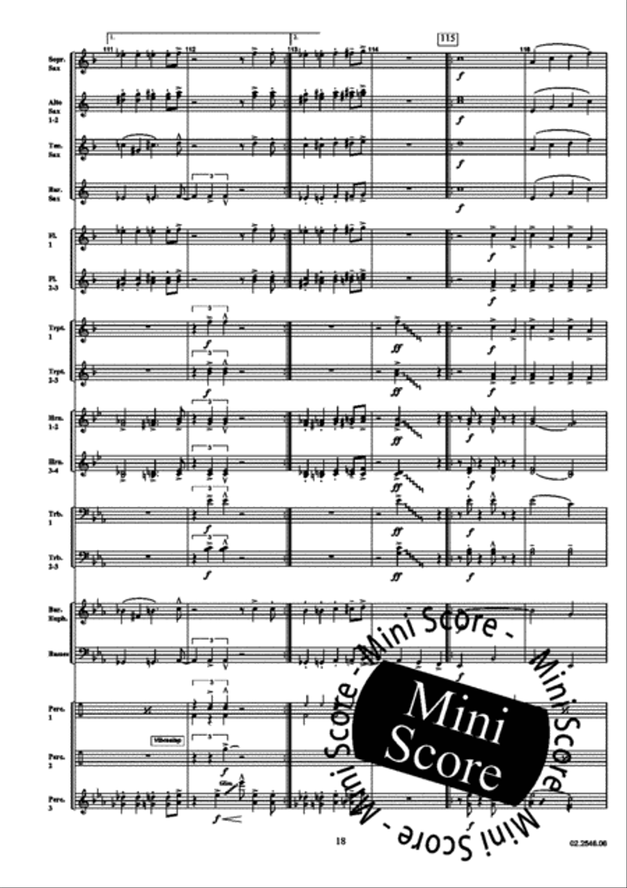 Stevie Wonder Medley Big Band scores gallery preview page 22