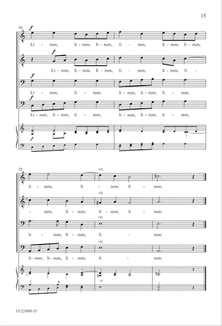 Lirum Lirum TTBB scores gallery preview page 15