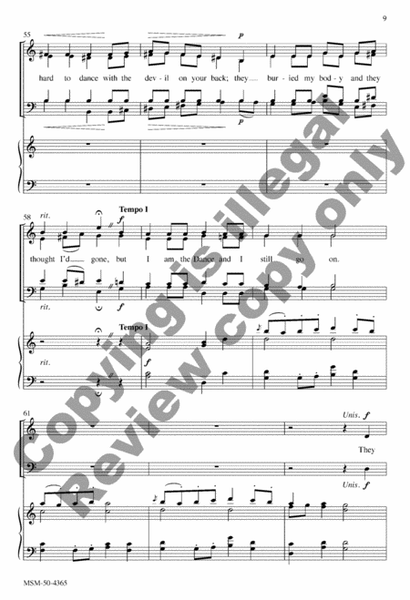 Lord of the Dance (I Danced in the Morning) (Choral Score) image number null