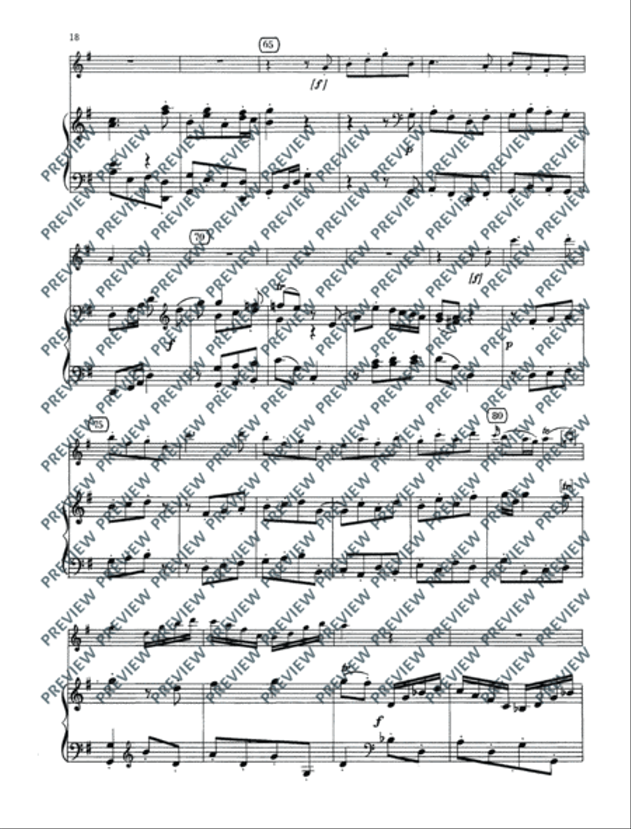 Concertino G major and Nocturne C major Oboe scores gallery preview page 19