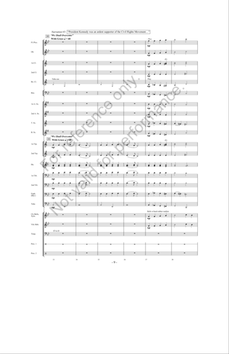 Ask Not Concert Band scores gallery preview page 8