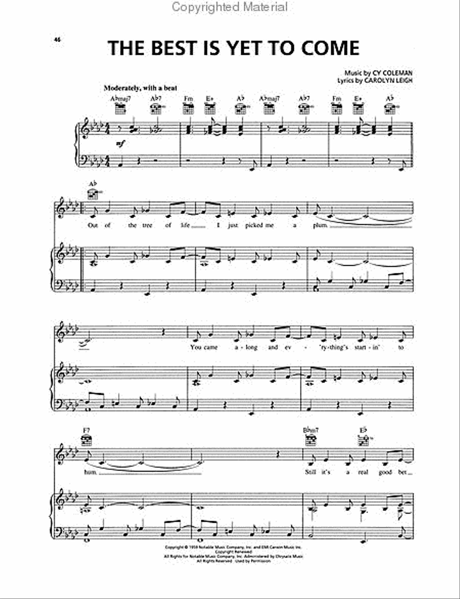 Ladies of Song Piano, Vocal, Guitar scores gallery preview page 4