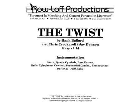 Twist, The w/Tutor Tracks