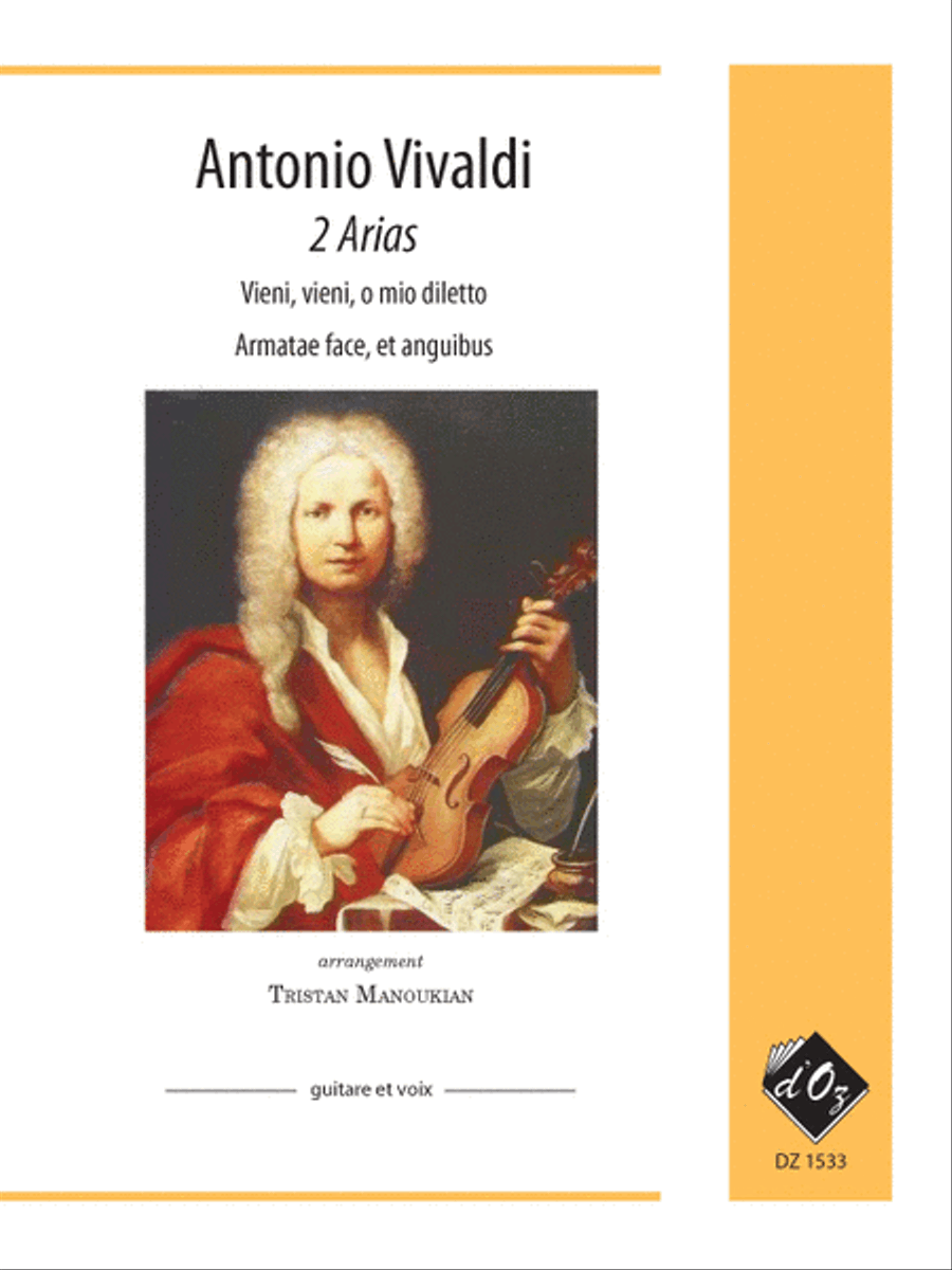 2 Arias Classical Guitar scores gallery preview page 1