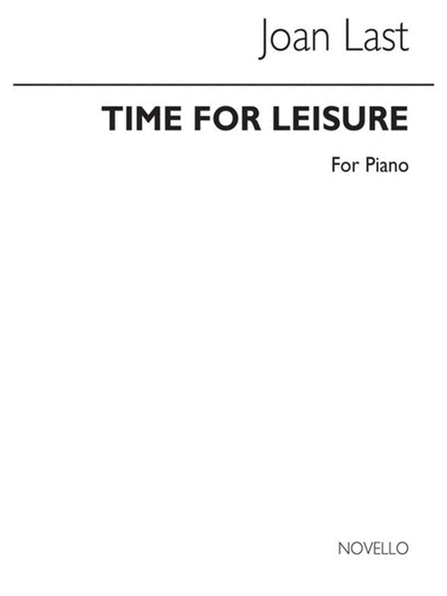 Last Time For Leisure Piano