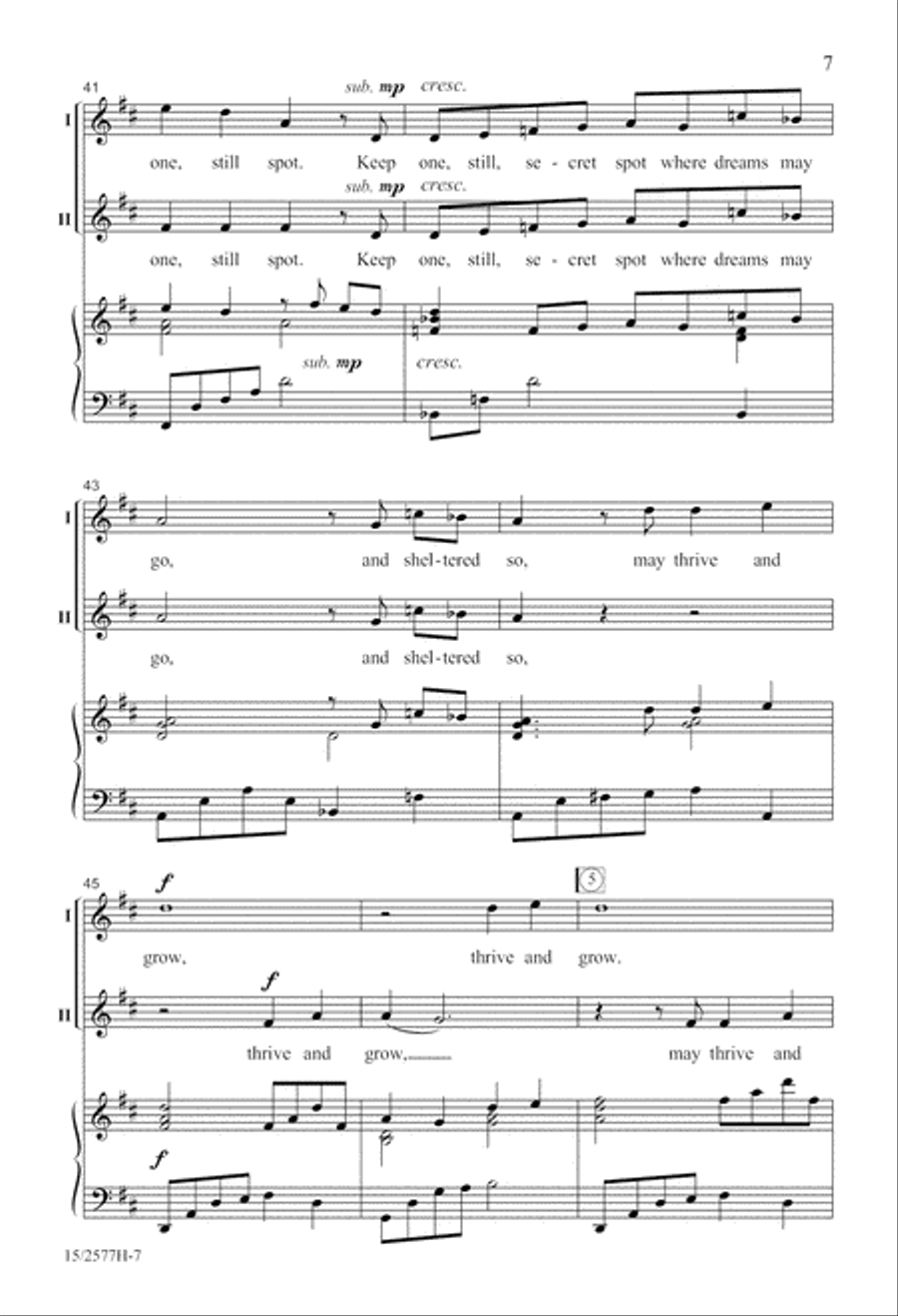 Hold Fast Your Dreams! Hold Fast Your Dreams! 2-Part scores gallery preview page 8