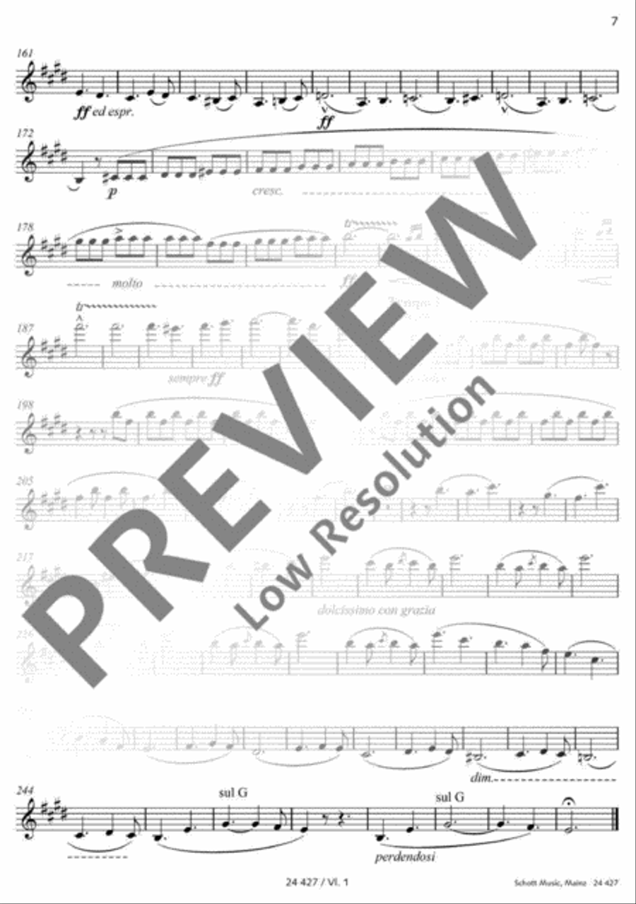 Angelus! Violin scores gallery preview page 8
