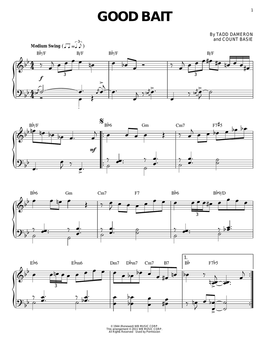 Good Bait (arr. Brent Edstrom)