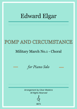 Book cover for Pomp and Circumstance No.1 - Piano Solo (Full Score)