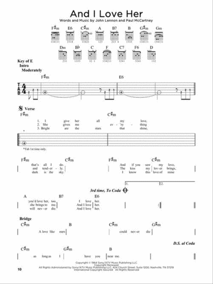 First 50 Songs by the Beatles You Should Play on Guitar Electric Guitar scores gallery preview page 8