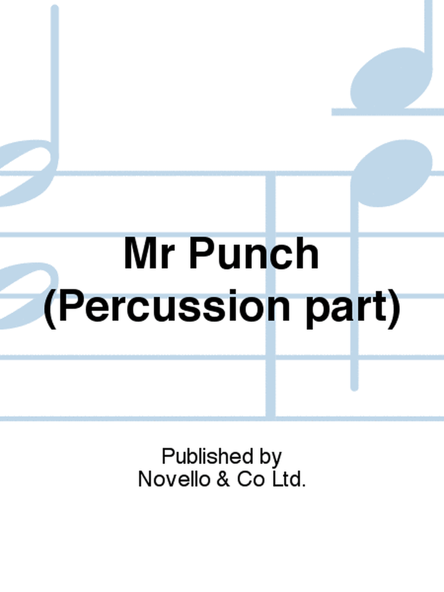 Mr Punch (Percussion part)