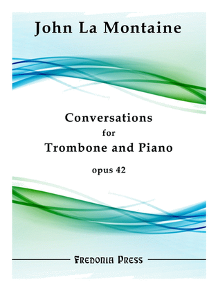 Book cover for Conversations for Trombone and Piano