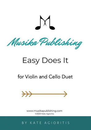 Book cover for Easy Does It - Jazz Duet for Violin and Cello