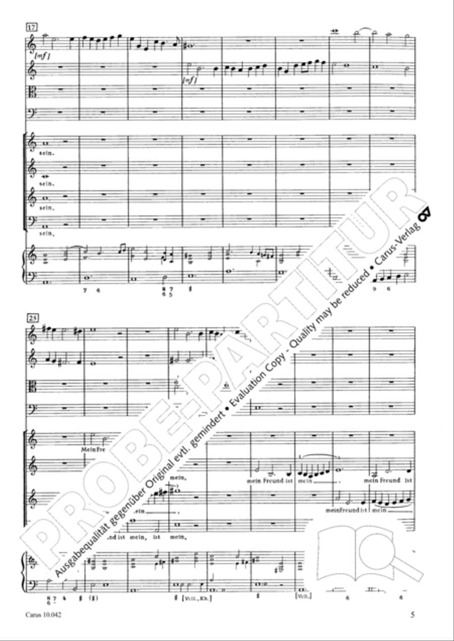 Mein Freund ist mein 4-Part scores gallery preview page 6
