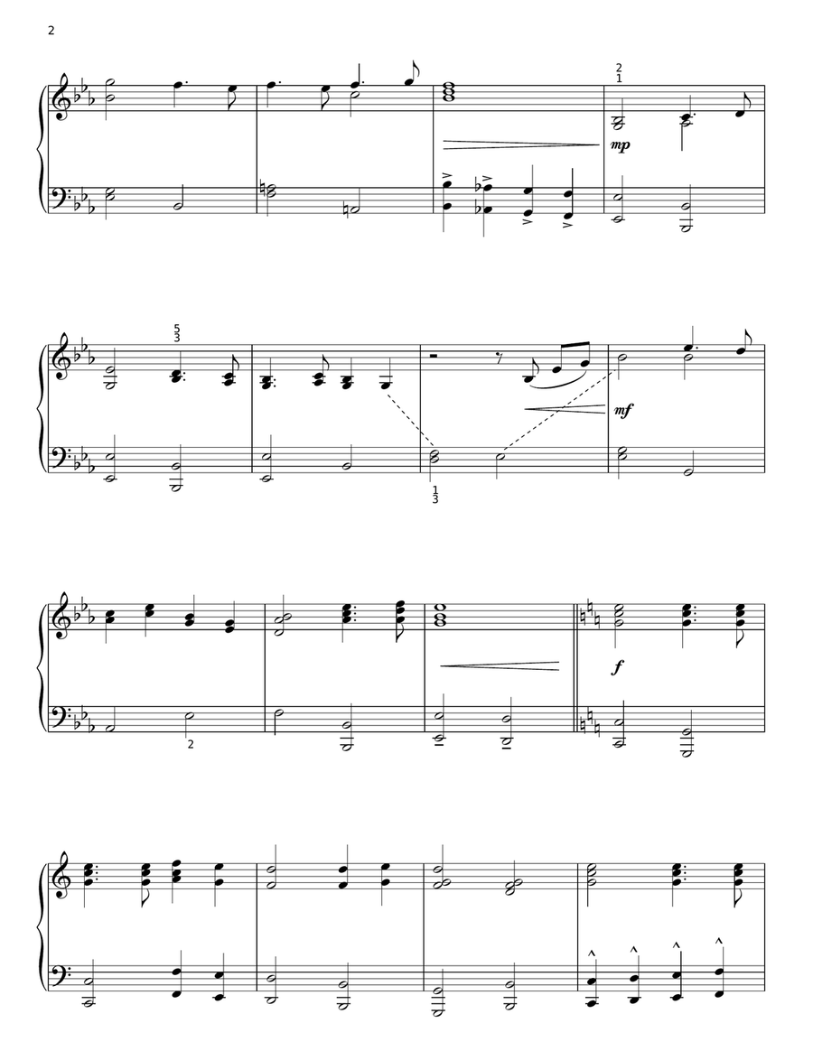 Hail To The Chief (arr. Phillip Keveren) Piano Solo scores gallery preview page 2