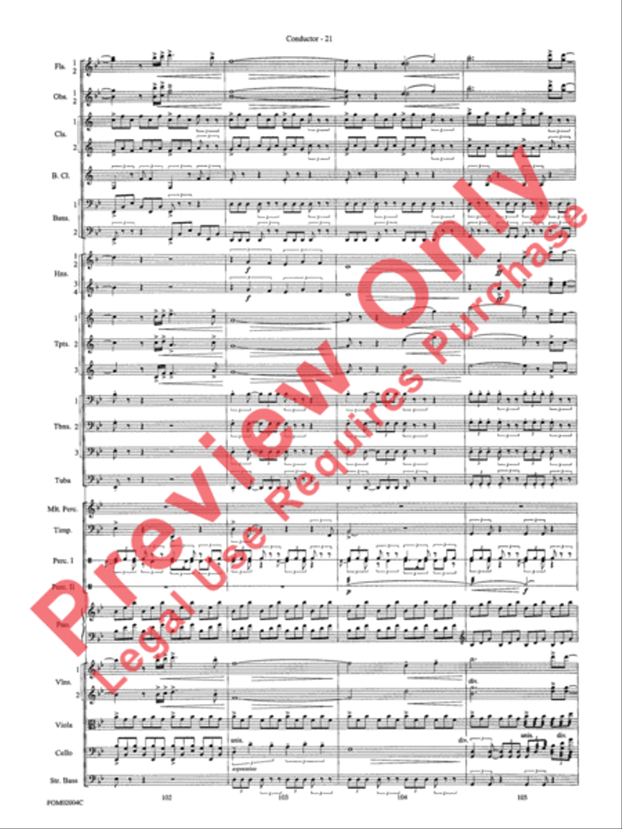 Band of Brothers Full Orchestra scores gallery preview page 24