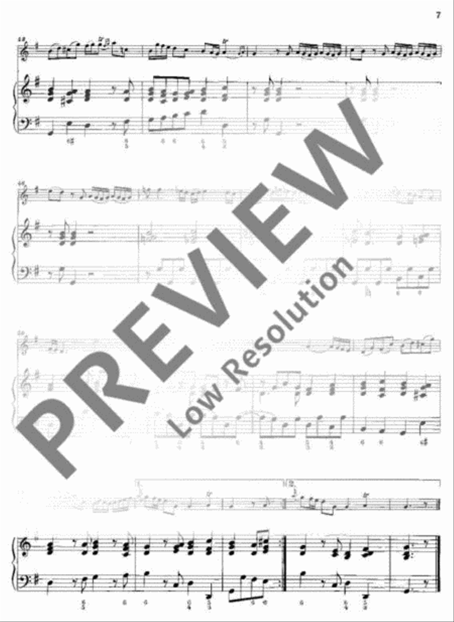 Sonata in G major Sonata in G major Flute scores gallery preview page 8