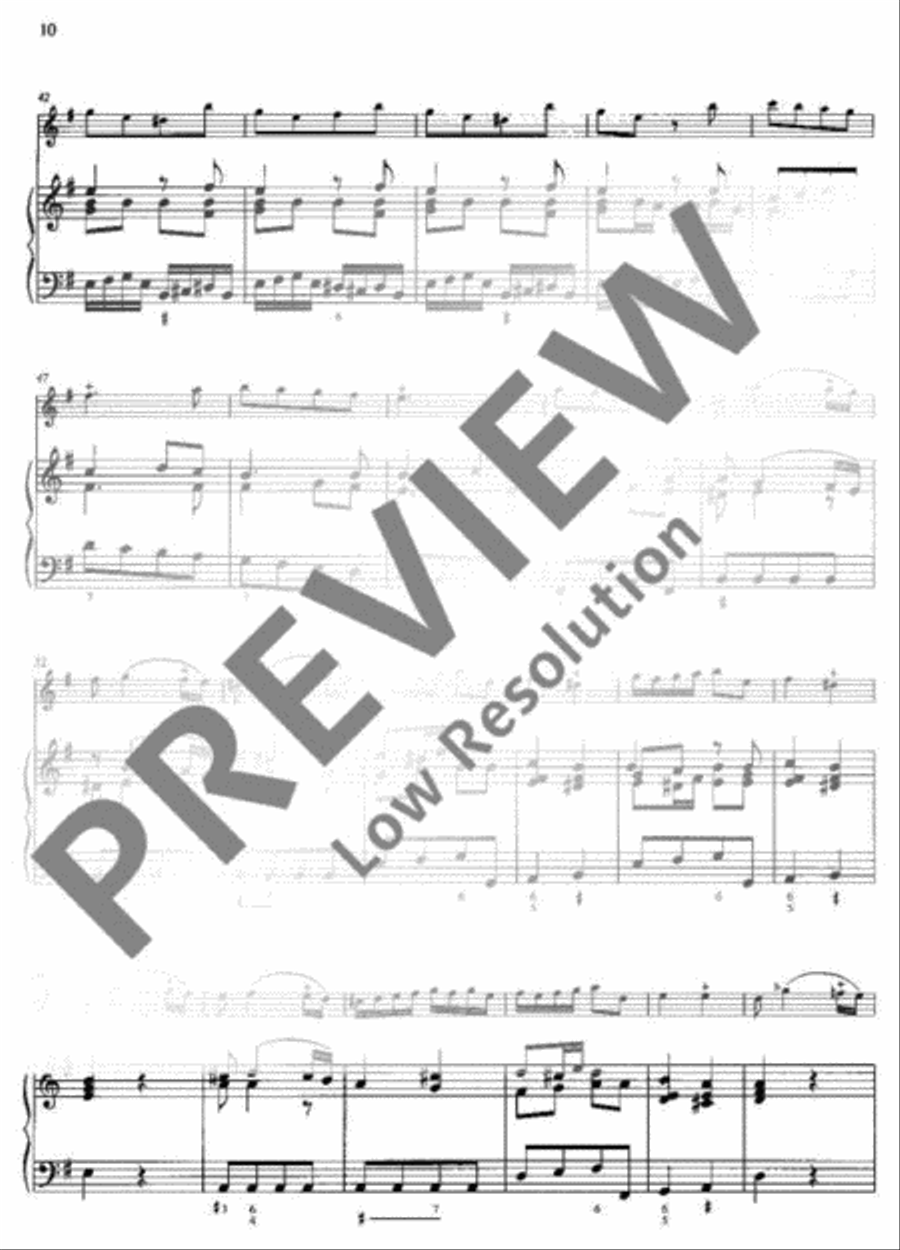 Sonata No. 1 G major Sonata No. 1 G major Flute scores gallery preview page 11