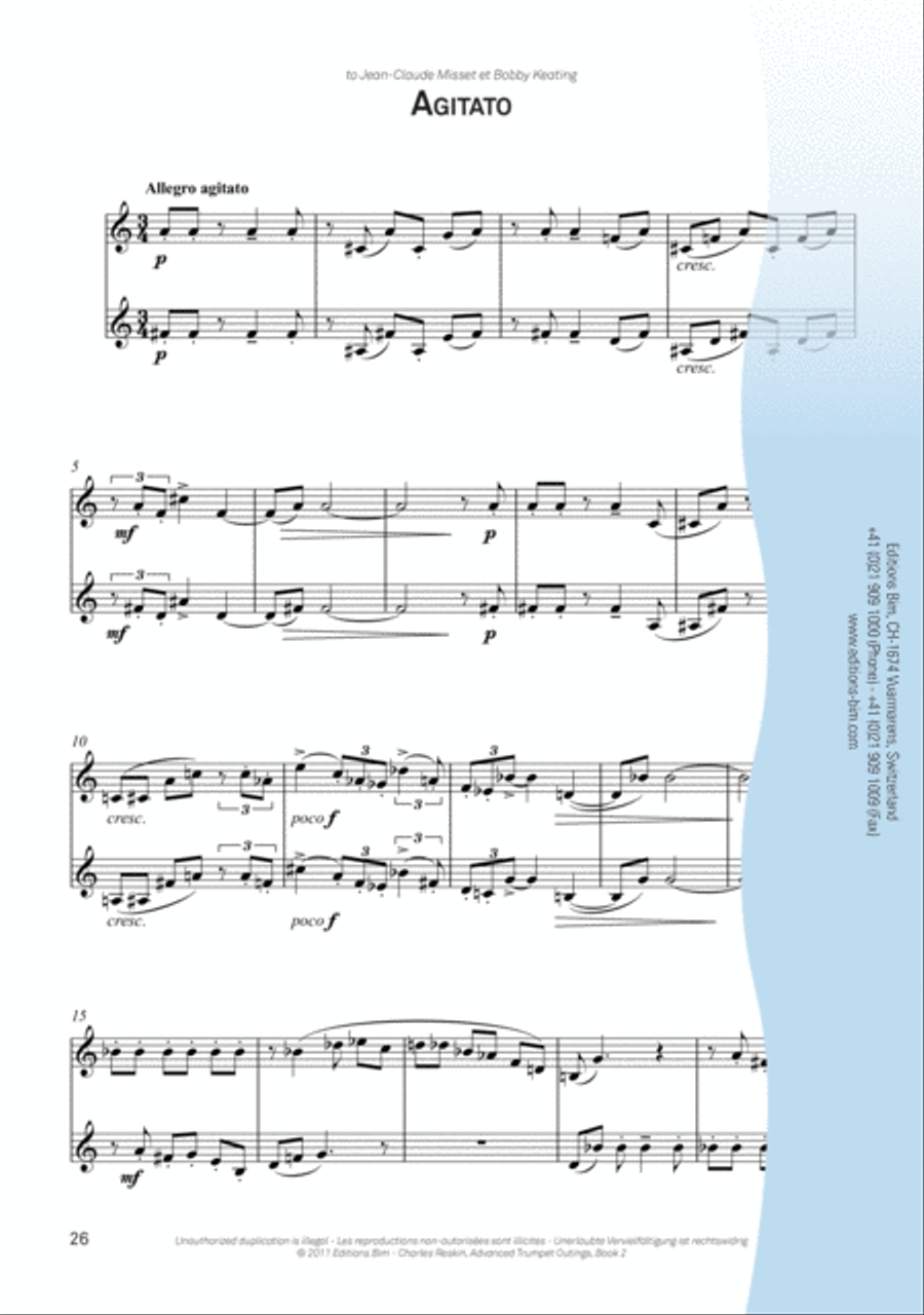 Advanced Trumpet Outings Book 2 Trumpet scores gallery preview page 7