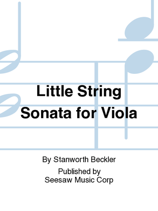 Little String Sonata for Viola