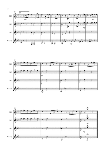 Für Elise for Clarinet Quartet image number null