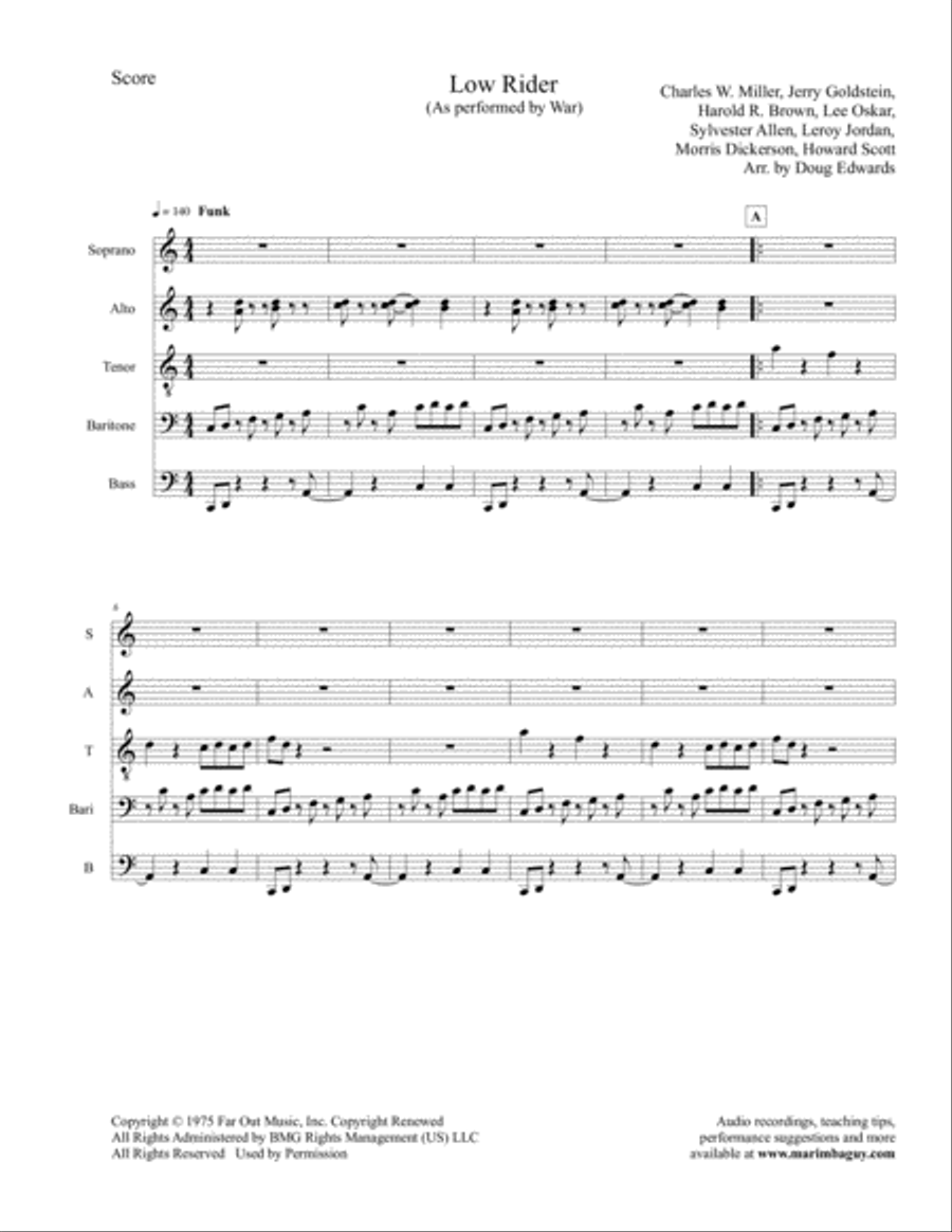 Low Rider Percussion Ensemble scores gallery preview page 5