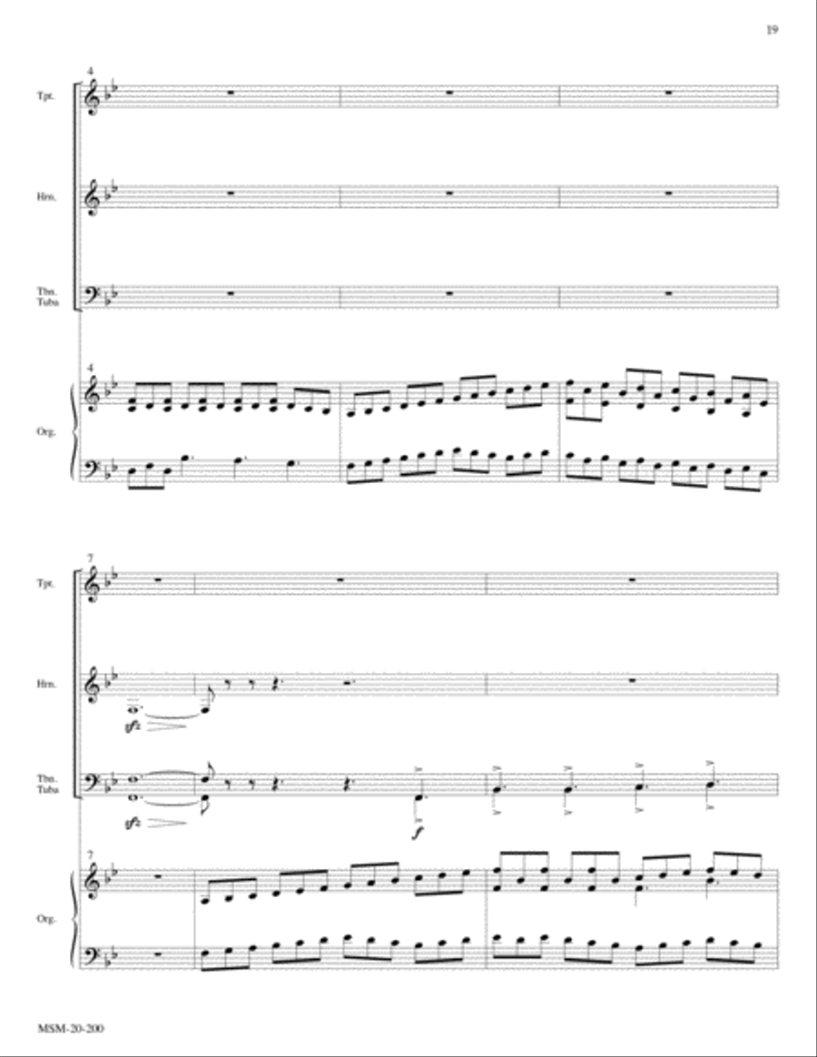 Yuletide Triptych Handbell Choir scores gallery preview page 9