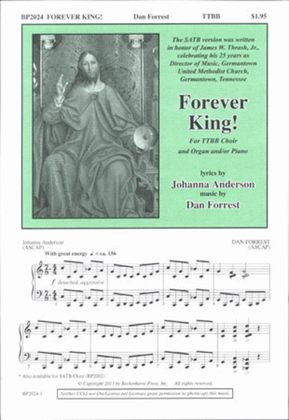 Book cover for Forever King! (TTBB)
