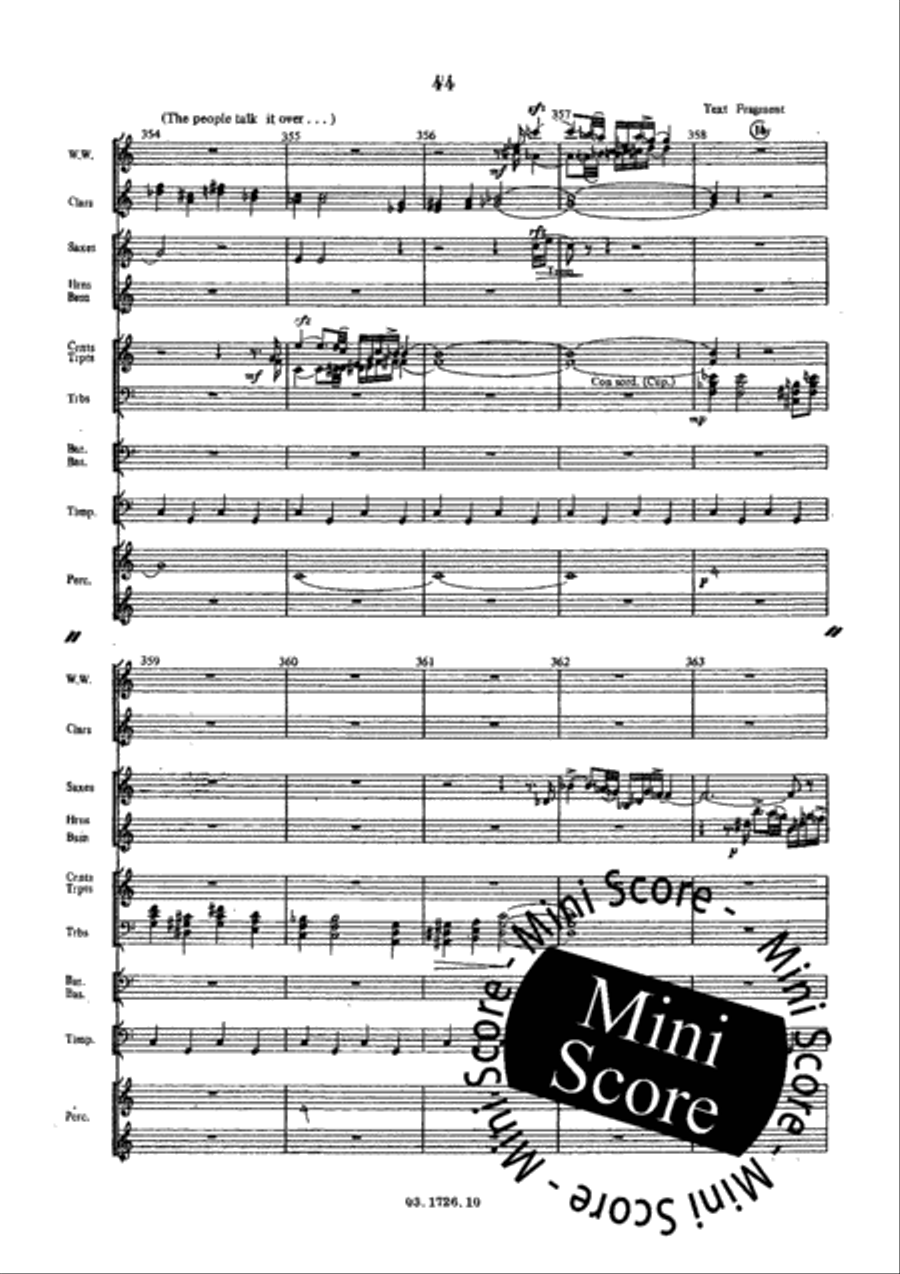 A New Dress for the Emperor Concert Band scores gallery preview page 53