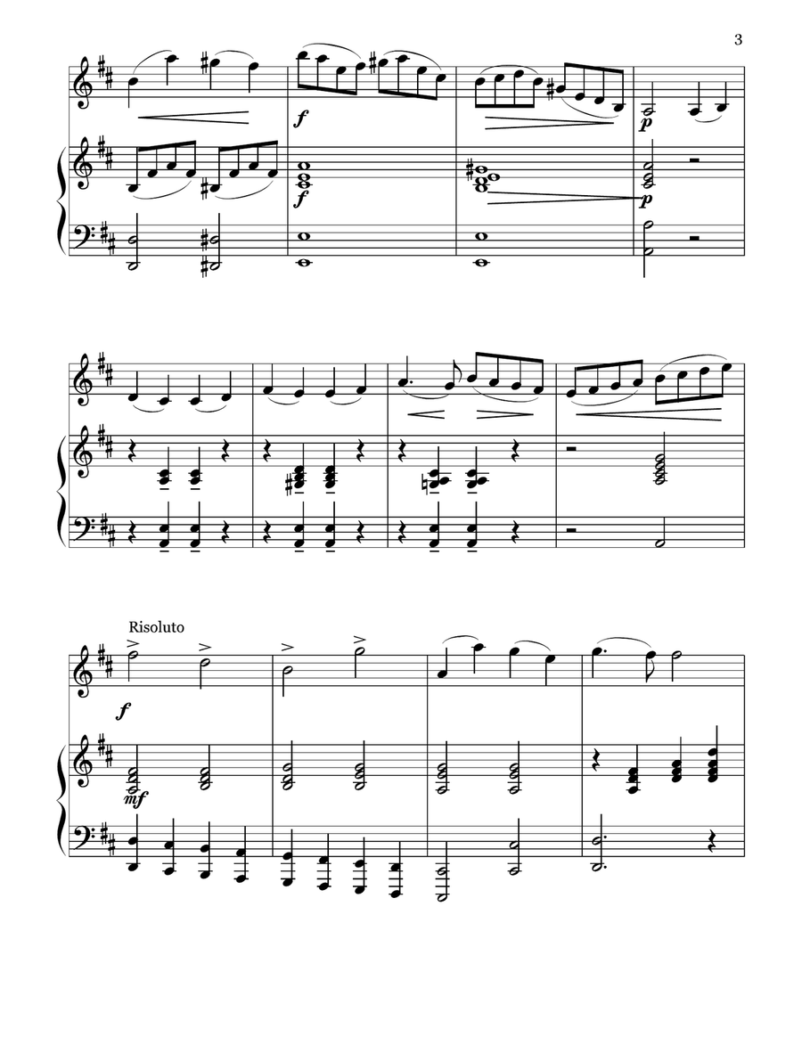 O. Rieding (arr. Anna Arazi) Concerto for Violin and Piano in B Minor Op. 35 FIRST MOVEMENT Violin Solo scores gallery preview page 4