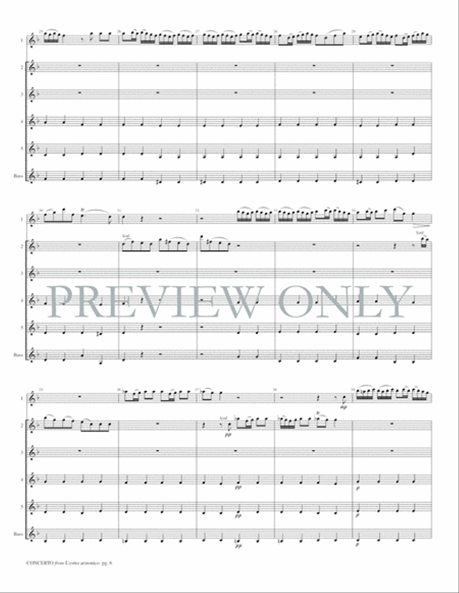 Concerto Concerto Small Ensemble scores gallery preview page 8