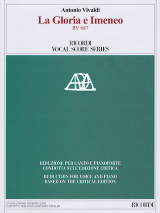 Book cover for La Gloria e Imeneo RV 687