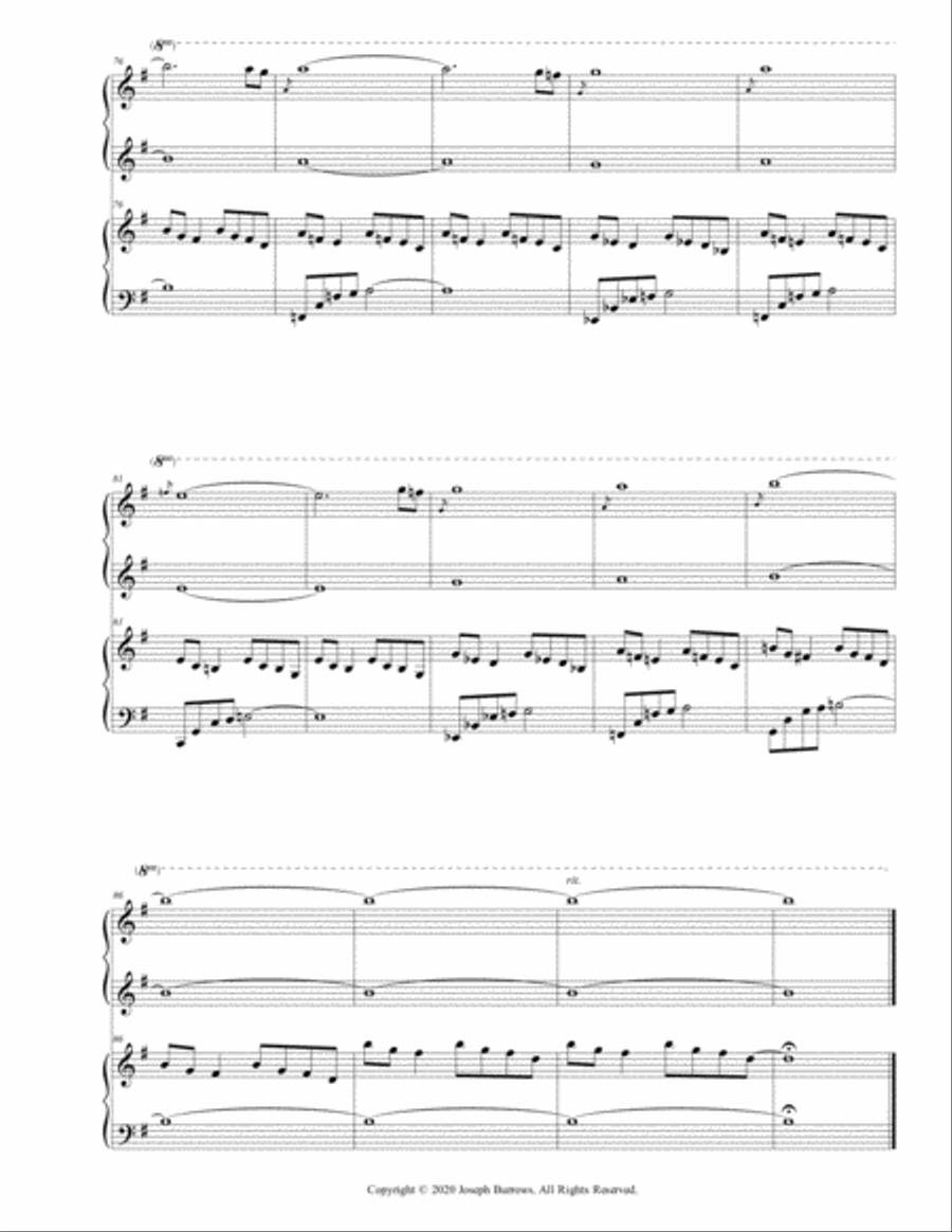 Clouds - Piano Duo Clouds - Piano Duo Piano Duet scores gallery preview page 6