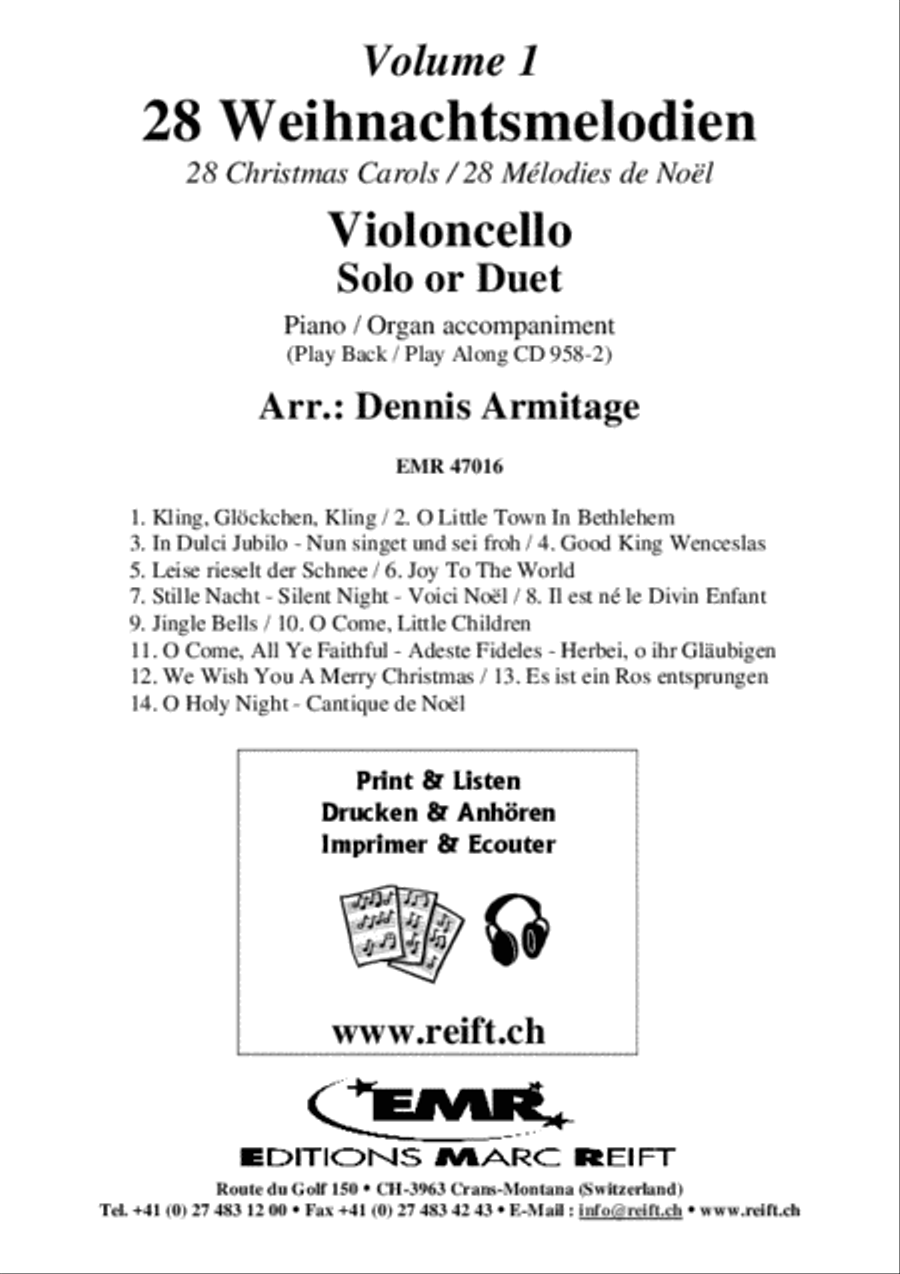 28 Weihnachtsmelodien Vol. 1 String Duet scores gallery preview page 2