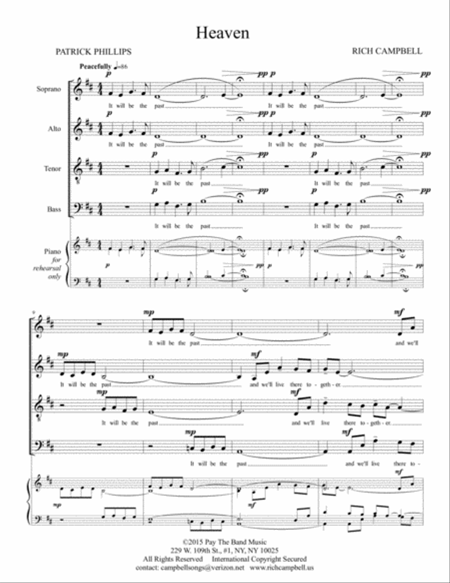Heaven 4-Part scores gallery preview page 3