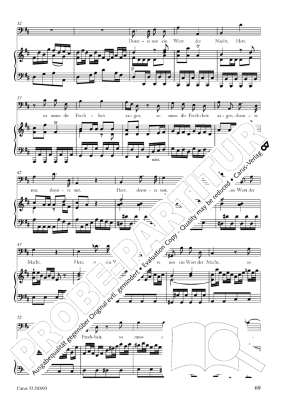 Passion according to St. Matthew (Passions-Musik nach dem Evangelisten Matthaus) SSATB scores gallery preview page 70
