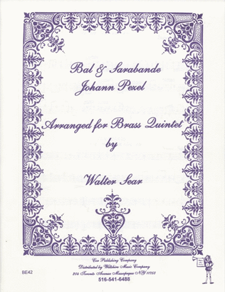 Book cover for Bal & Sarabande Set 1 ( Sear)