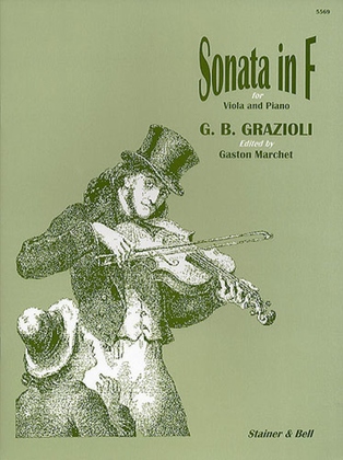 Book cover for Sonata in F for Viola and Piano