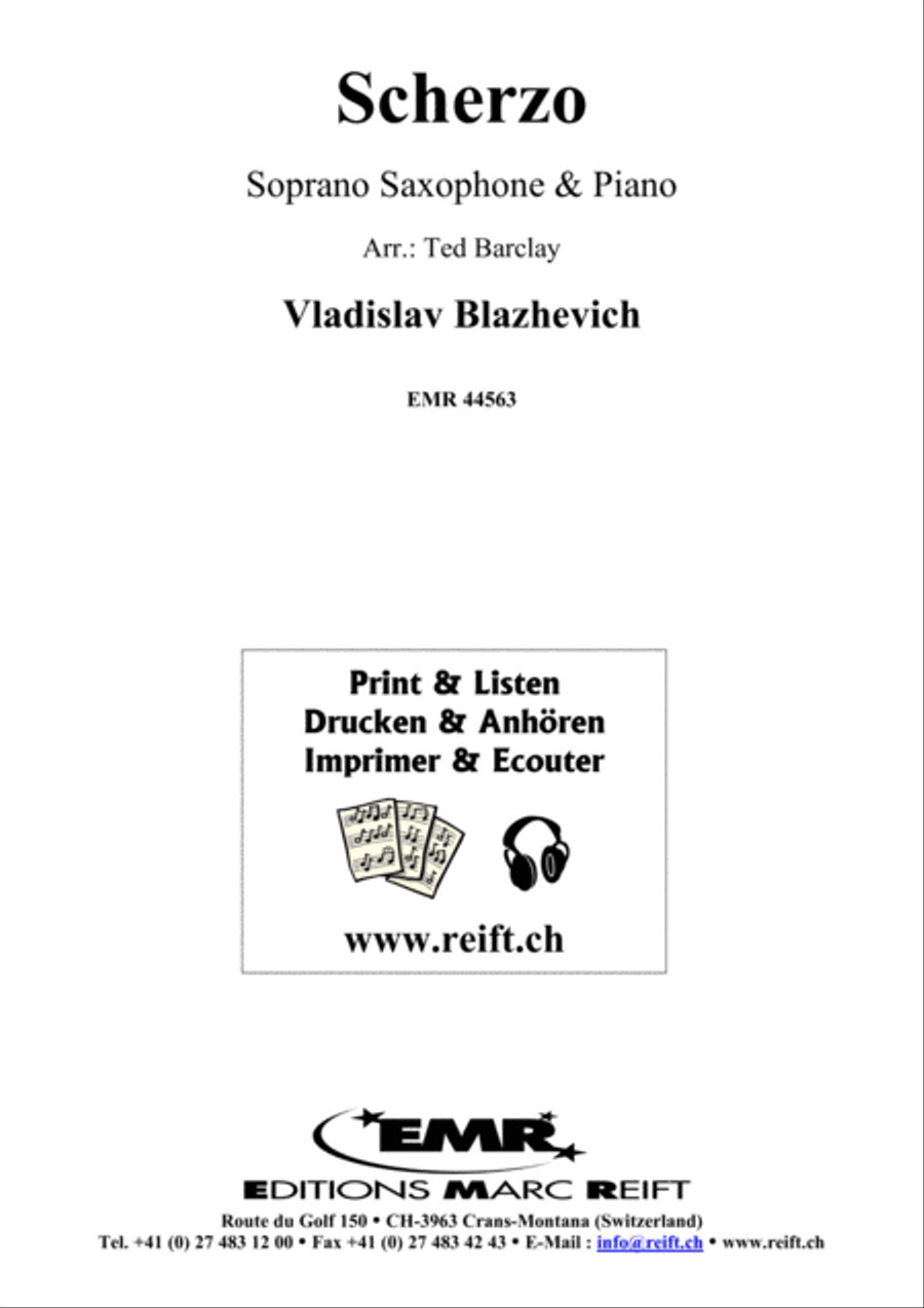 Scherzo Soprano Saxophone scores gallery preview page 2